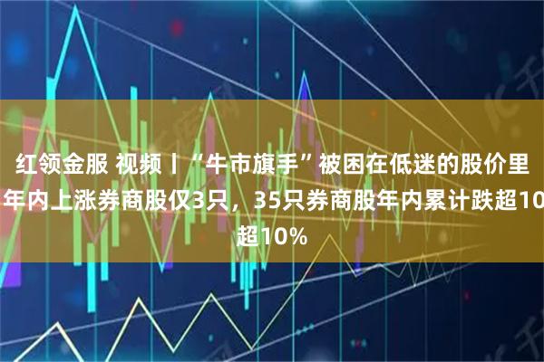 红领金服 视频丨“牛市旗手”被困在低迷的股价里。年内上涨券商股仅3只，35只券商股年内累计跌超10%